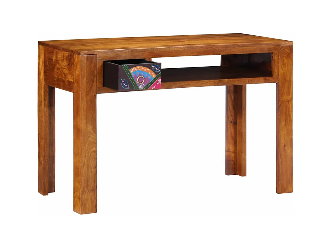 Bureau met lade Bruin 110 x 50 x 73 cm Massief acaciahout