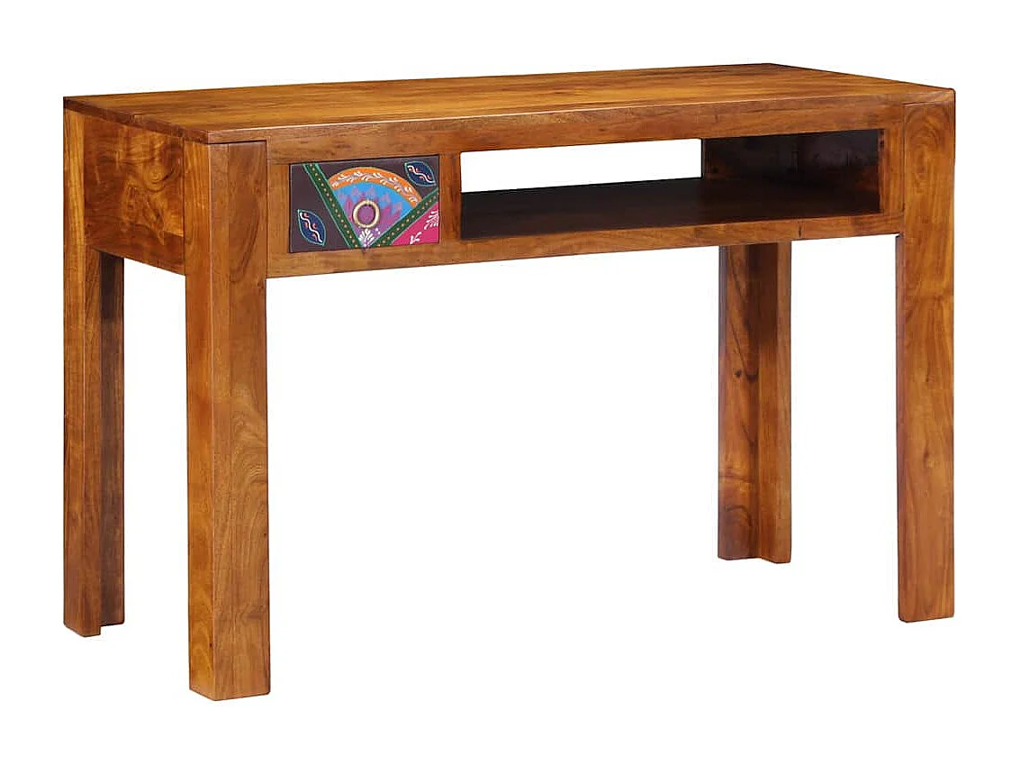 Bureau met lade Bruin 110 x 50 x 73 cm Massief acaciahout