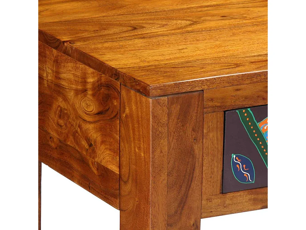 Bureau met lade Bruin 110 x 50 x 73 cm Massief acaciahout