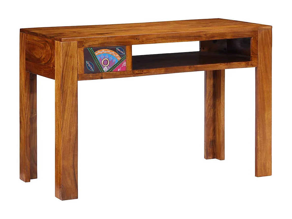 Bureau avec tiroir Marron 110 x 50 x 73 cm Bois d'acacia massif