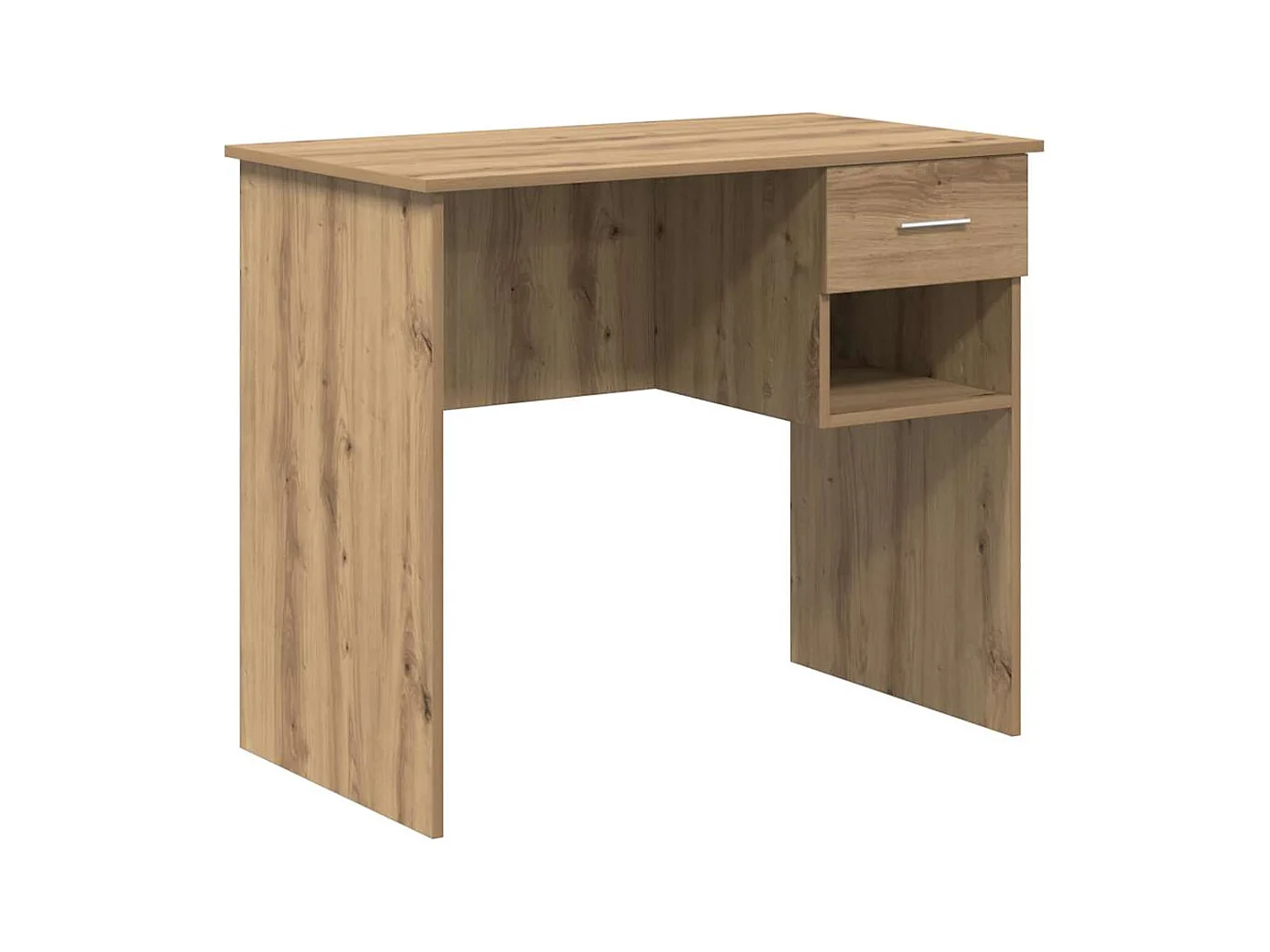 Bureau chêne artisanal 90 x 49.5 x 75 cm Bois d'ingénierie