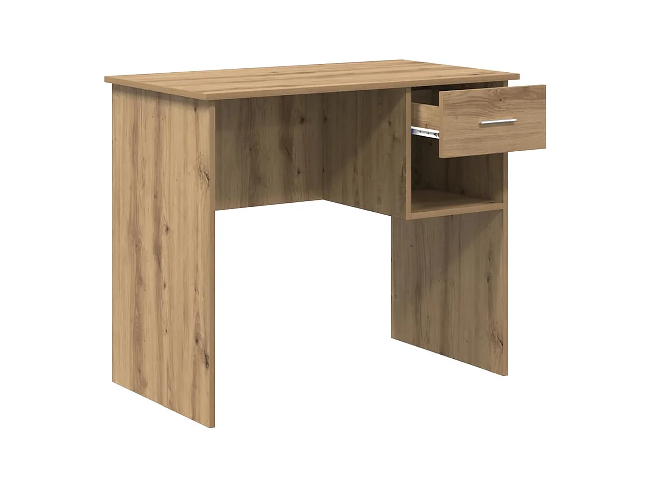 Bureau chêne artisanal 90 x 49.5 x 75 cm Bois d'ingénierie