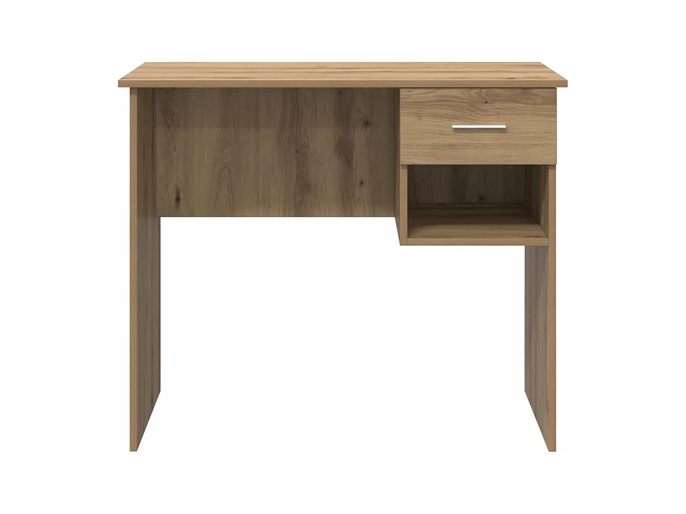 Bureau chêne artisanal 90 x 49.5 x 75 cm Bois d'ingénierie
