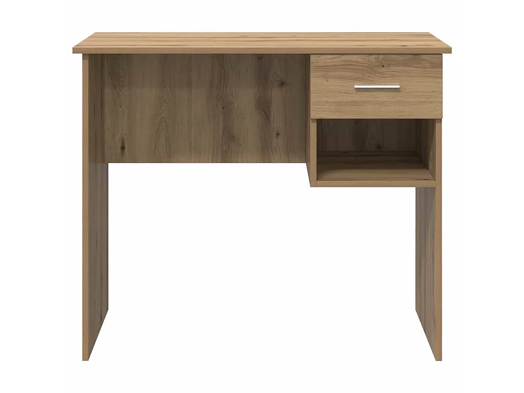 Bureau chêne artisanal 90 x 49.5 x 75 cm Bois d'ingénierie