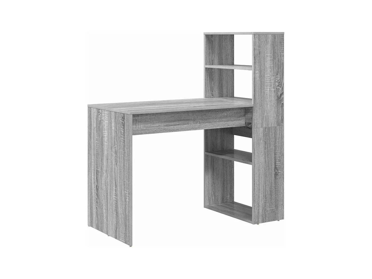 Bureau Sonoma gris 113 x 54 x 120 cm Bois d'ingénierie