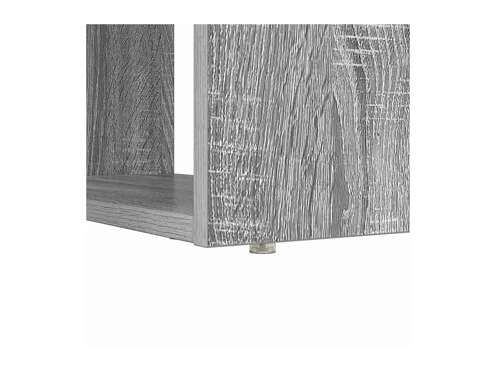 Bureau Sonoma gris 113 x 54 x 120 cm Bois d'ingénierie