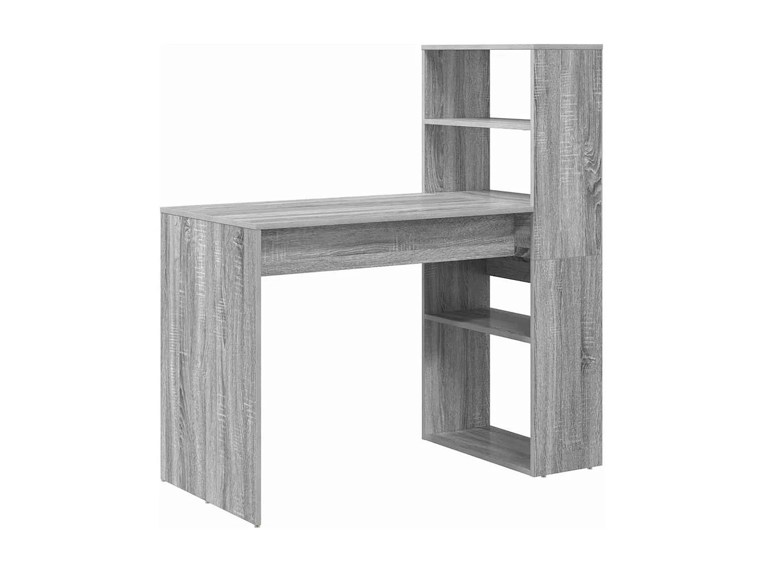 Bureau Sonoma gris 113 x 54 x 120 cm Bois d'ingénierie