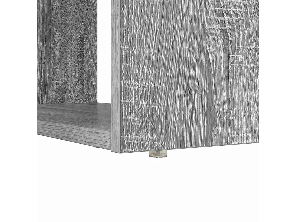 Bureau Sonoma gris 113 x 54 x 120 cm Bois d'ingénierie