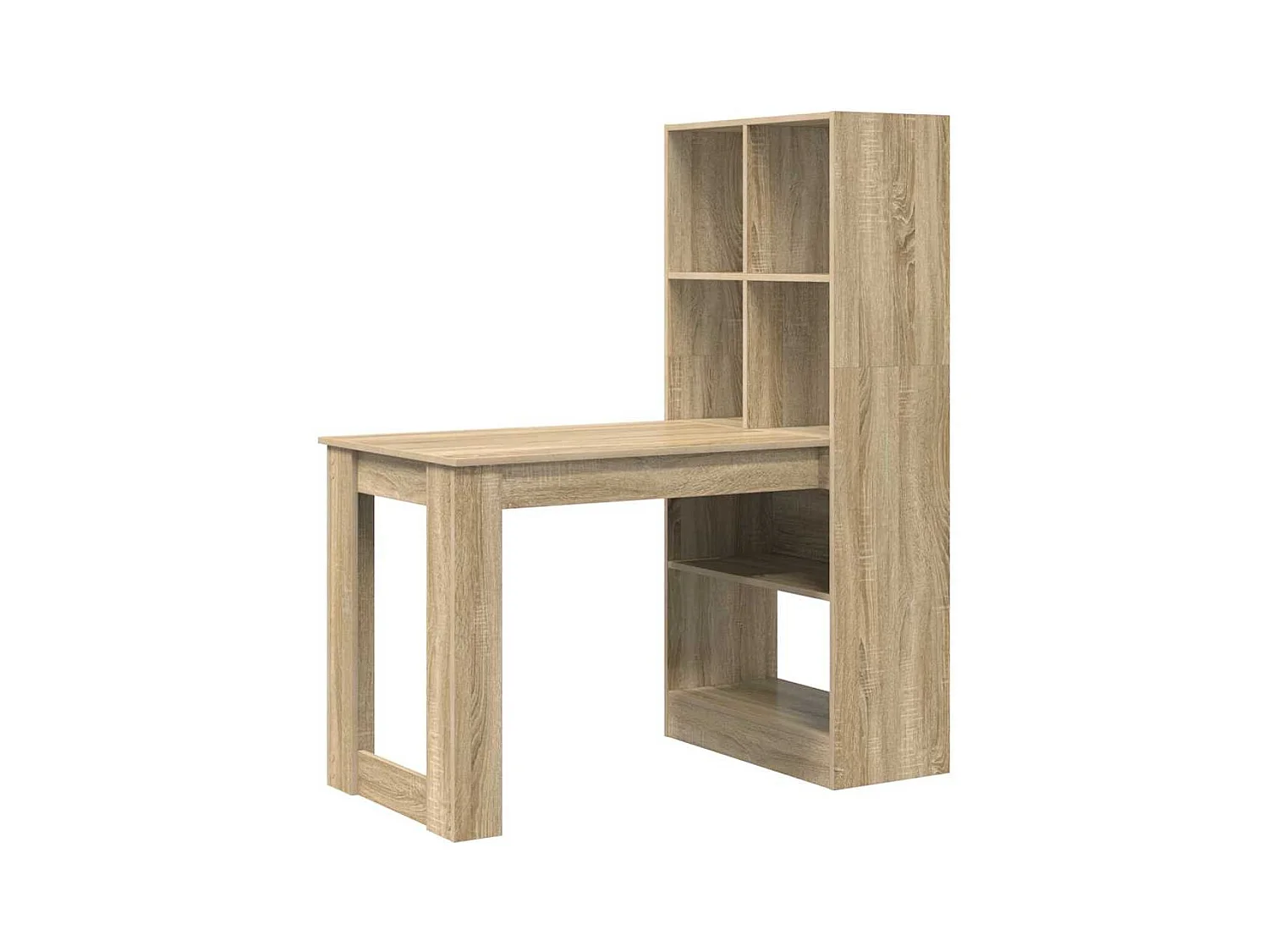 Bureau Chêne sonoma 122 x 67 x 145 cm Bois d'ingénierie