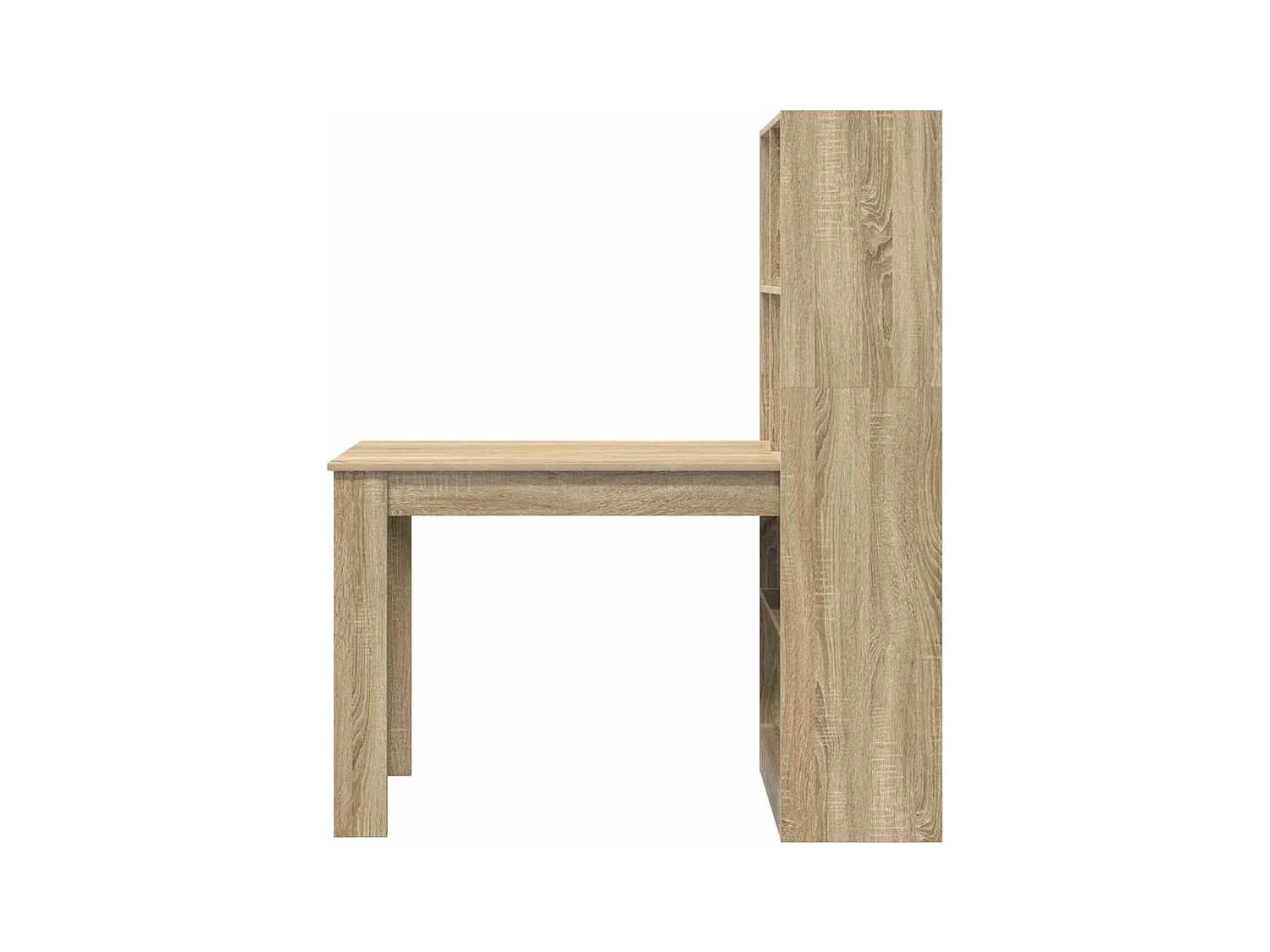 Bureau Chêne sonoma 122 x 67 x 145 cm Bois d'ingénierie