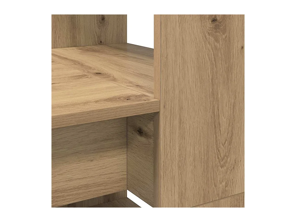 Scrivania artigianale in rovere 113 x 54 x 120 cm Legno ingegnerizzato