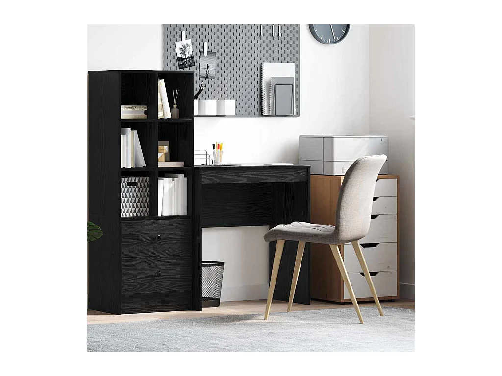 Bureau Chêne noir 70 x 40 x 76 cm Bois d'ingénierie