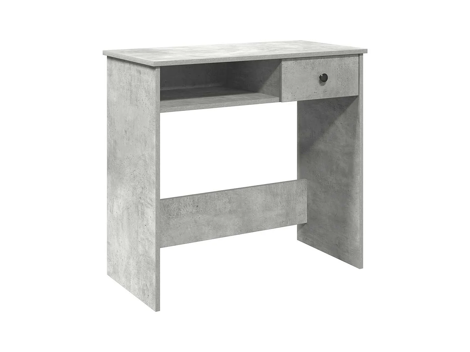 Bureau Gris béton 80x40x75 cm Aggloméré