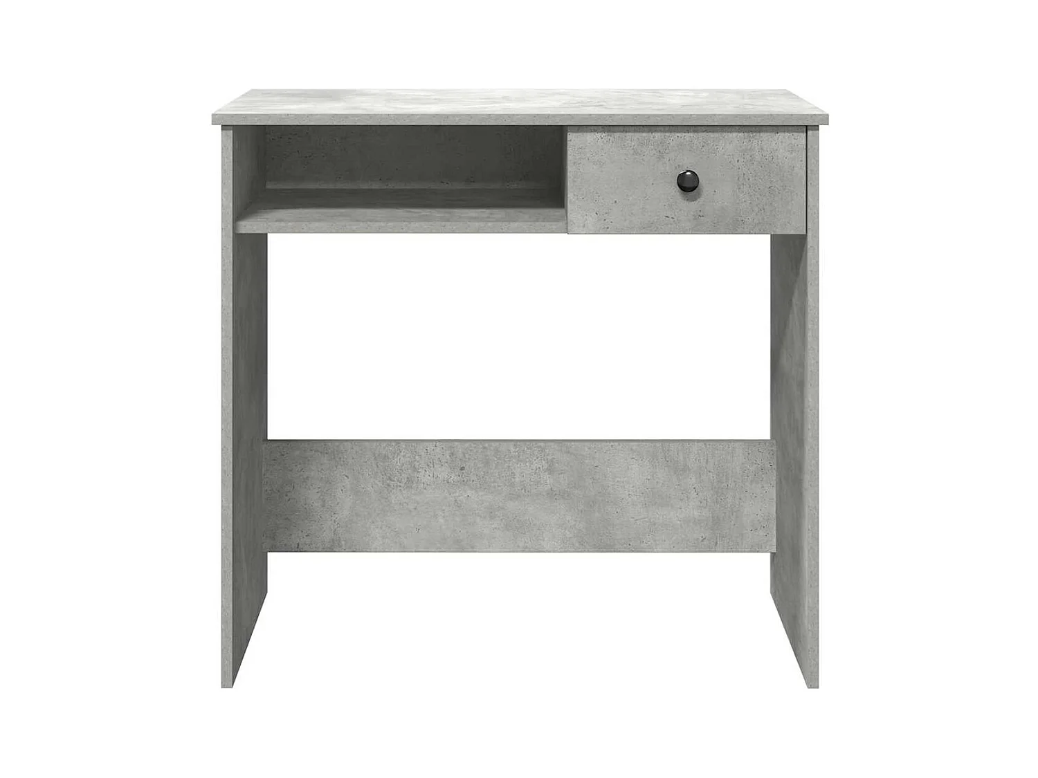 Bureau Gris béton 80x40x75 cm Aggloméré