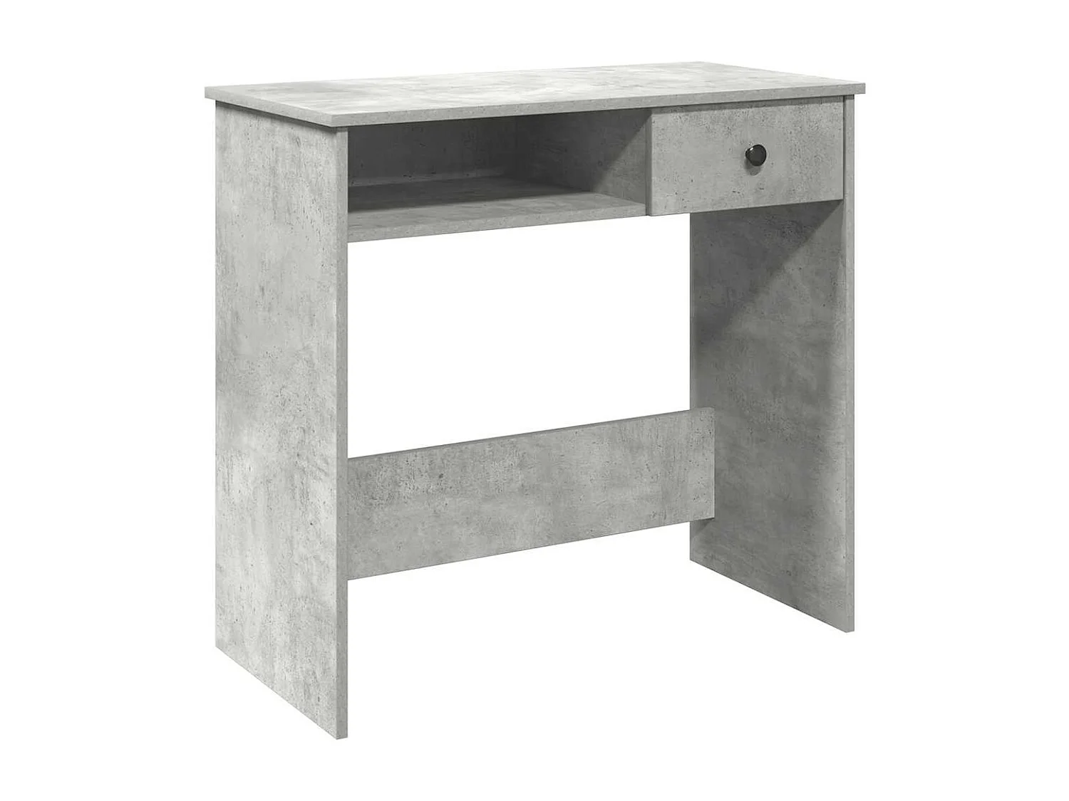Bureau Gris béton 80x40x75 cm Aggloméré