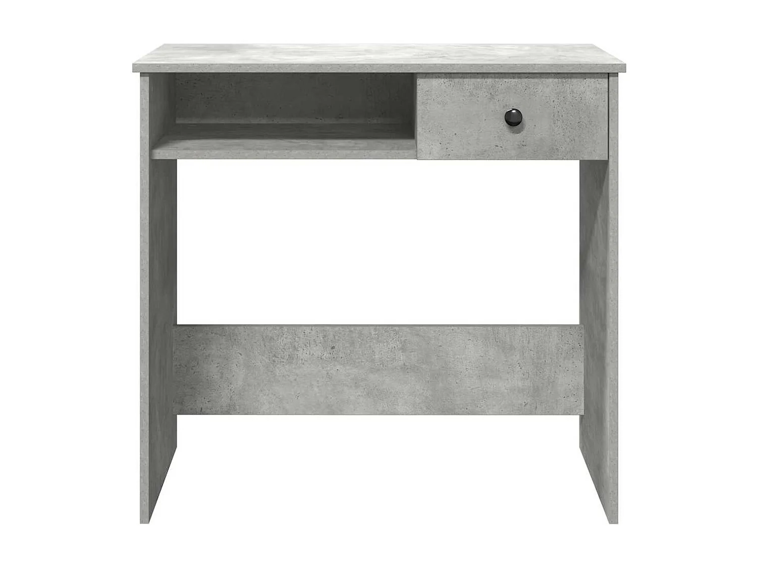 Bureau Gris béton 80x40x75 cm Aggloméré