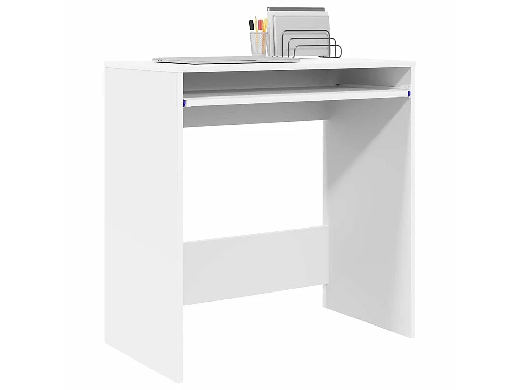 Scrivania con ripiano Bianco 77,5 x 43 x 79 cm Legno ingegnerizzato