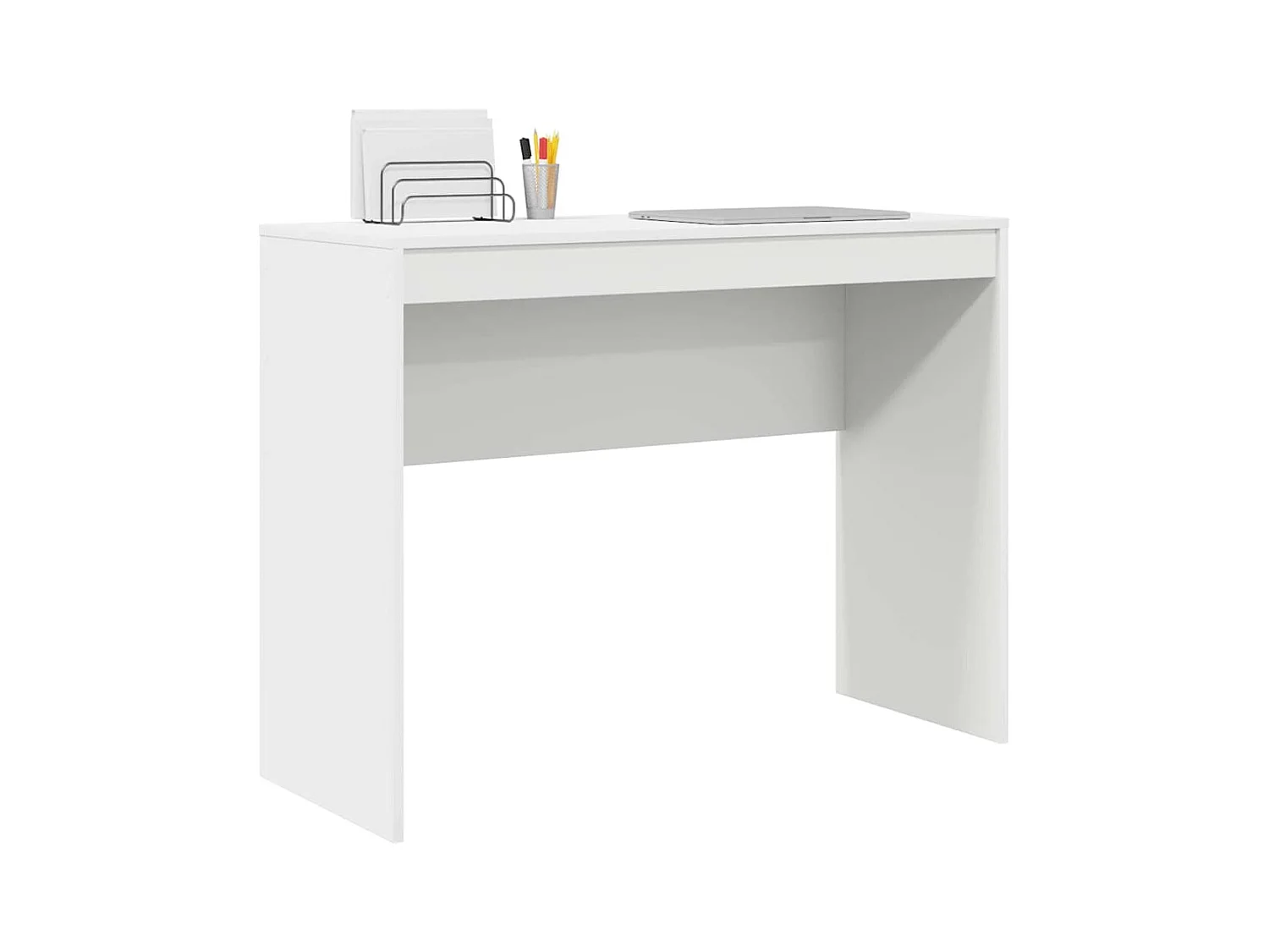 Bureau Blanc 100 x 40 x 76 cm Bois d'ingénierie