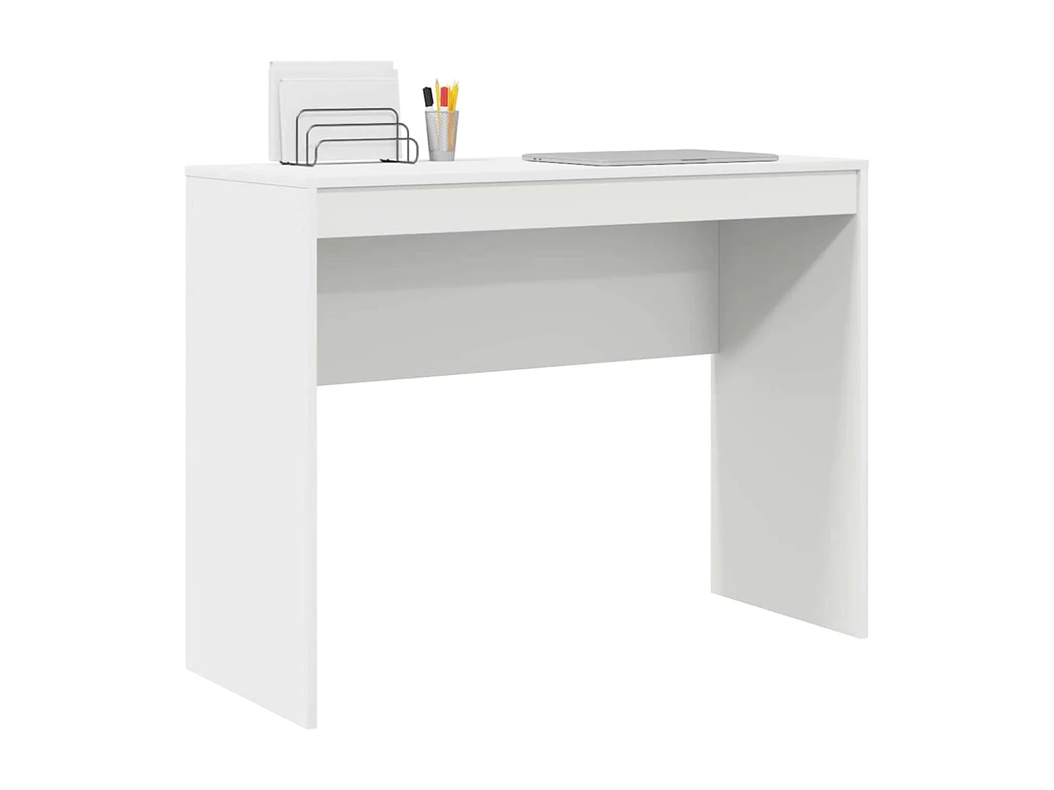 Bureau Blanc 100 x 40 x 76 cm Bois d'ingénierie
