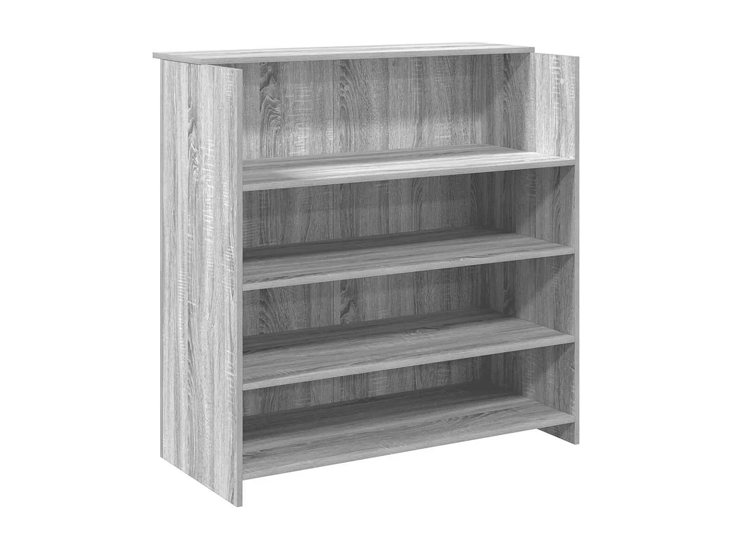 Bureau de réception sonoma gris 100x50x103,5 cm bois ingénierie