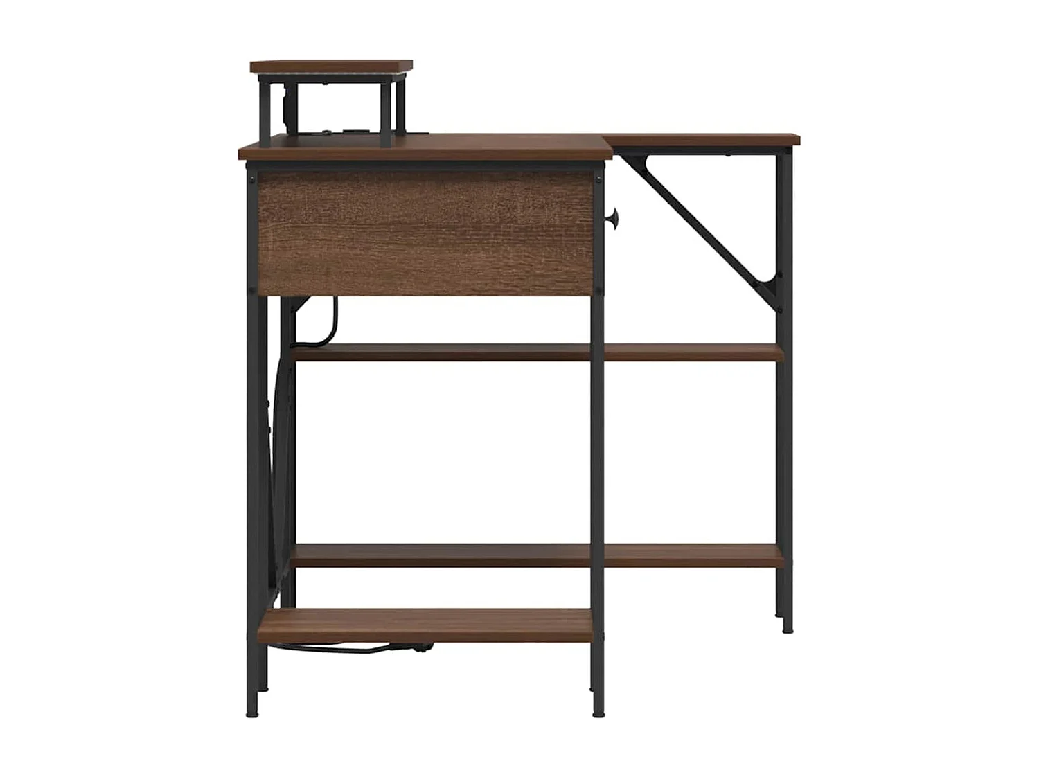 Bureau Chêne marron 120 x 79 x 86.5 cm Bois d'ingénierie