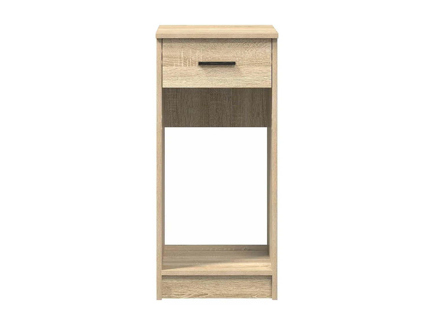 Support de tour d'ordinateur et tiroir chêne sonoma 35x45x77 cm