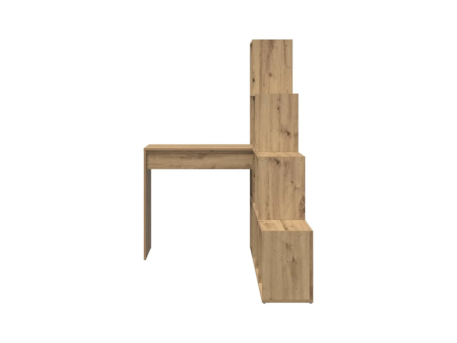 Bureau d'angle chêne artisanal 101.5 x 149.5 x 149.5 cm