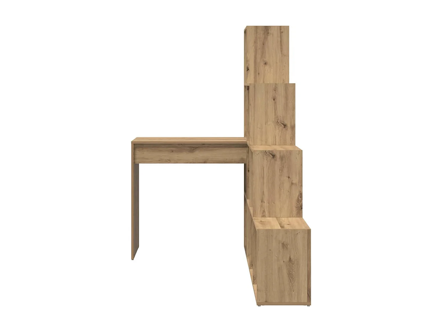 Bureau d'angle chêne artisanal 101.5 x 149.5 x 149.5 cm