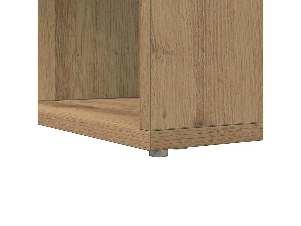 Bureau d'angle chêne artisanal 101.5 x 149.5 x 149.5 cm