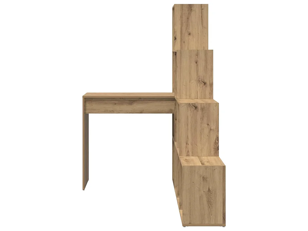 Bureau d'angle chêne artisanal 101.5 x 149.5 x 149.5 cm