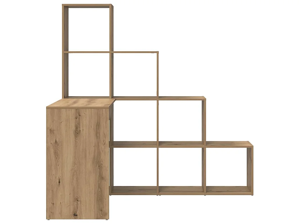 Bureau d'angle chêne artisanal 101.5 x 149.5 x 149.5 cm