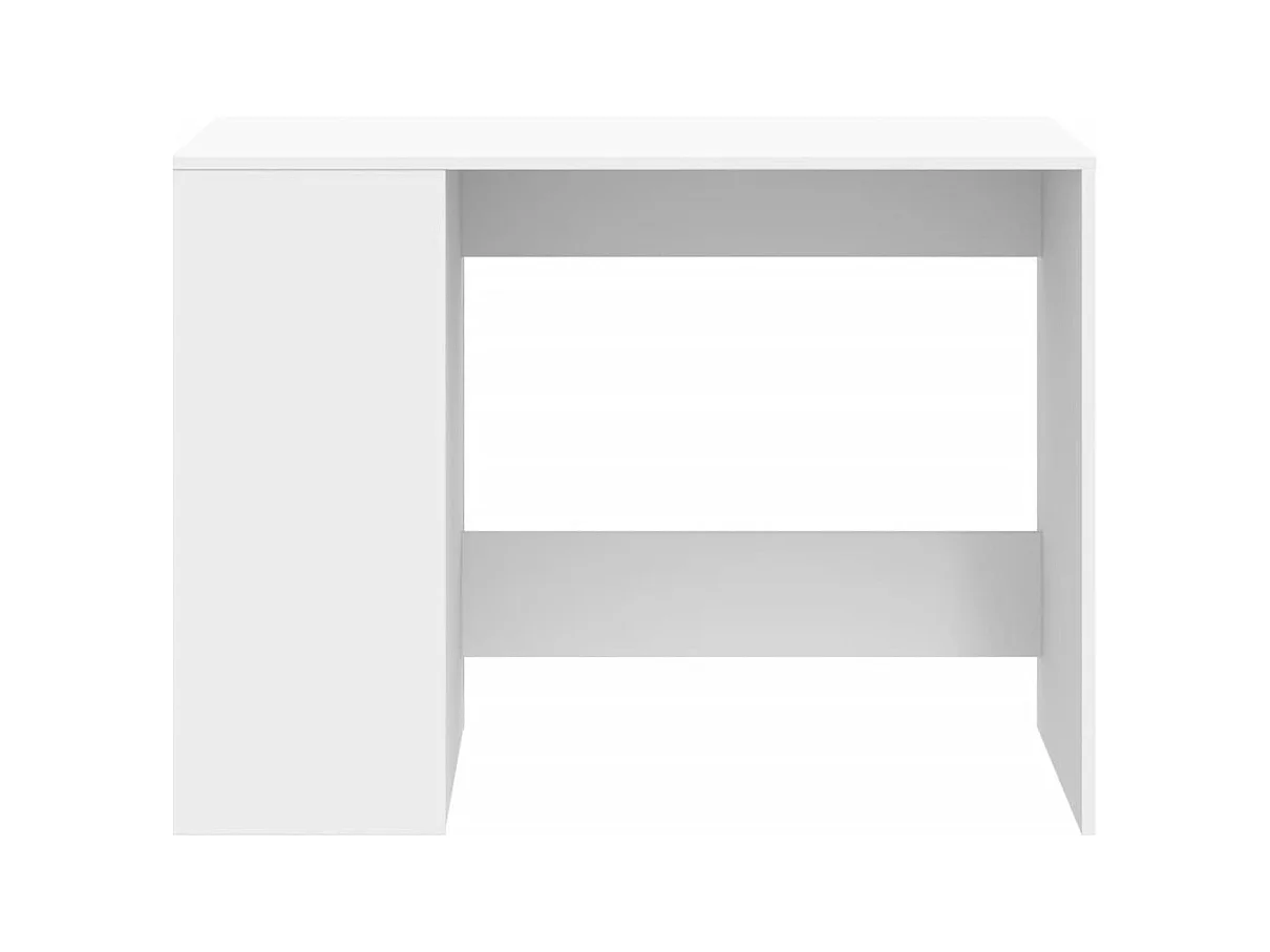 Escritorio blanco 102x50x75 cm madera de ingeniería