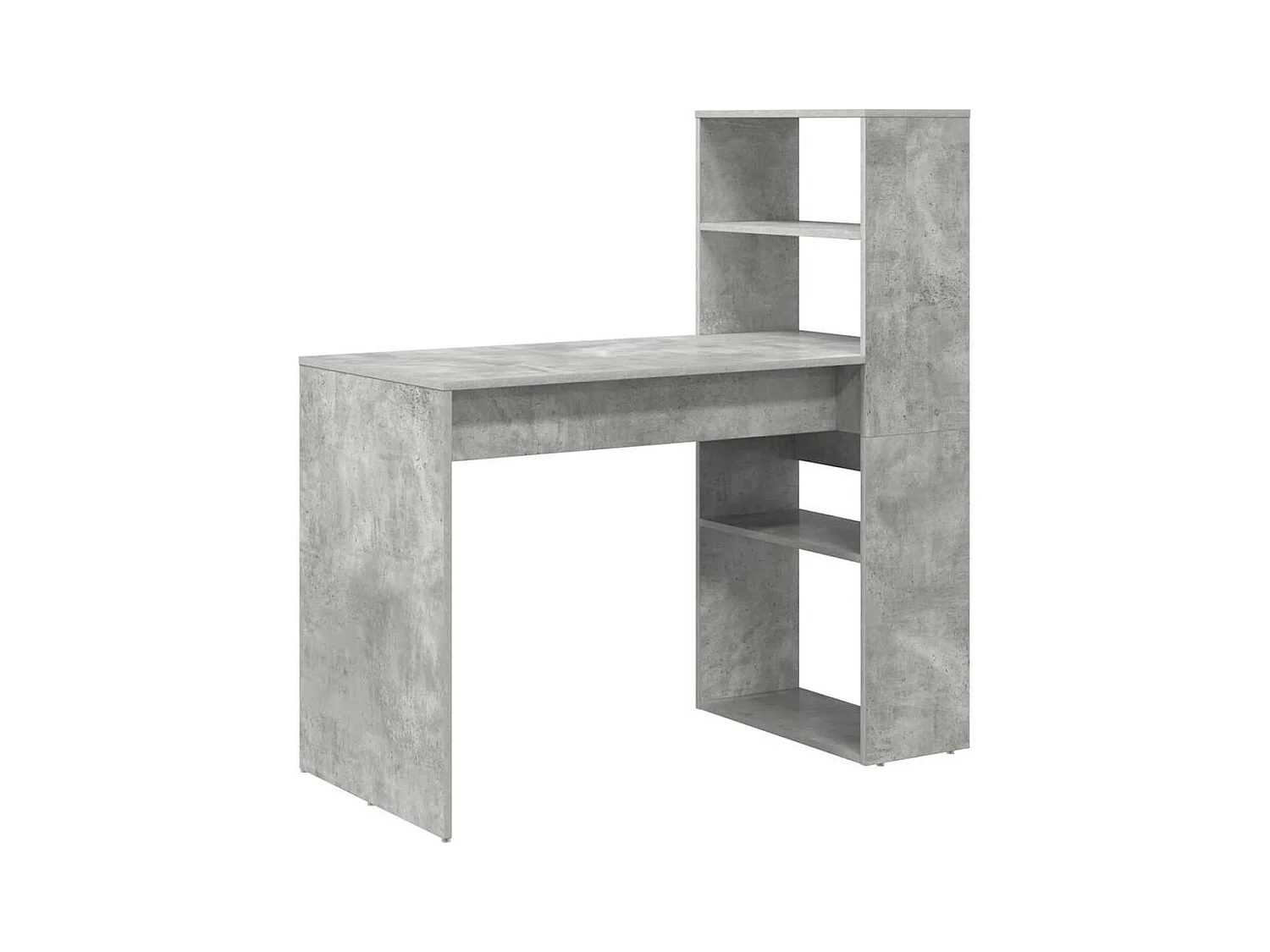 Bureau Gris béton 113 x 54 x 120 cm Bois d'ingénierie