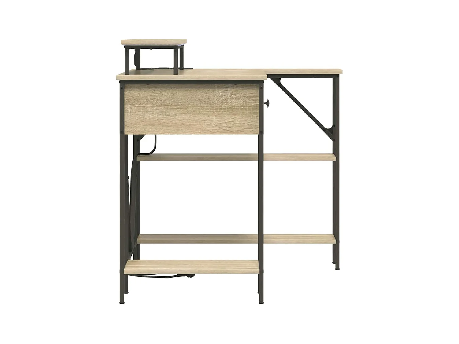 Bureau Chêne sonoma 120 x 79 x 86.5 cm Bois d'ingénierie