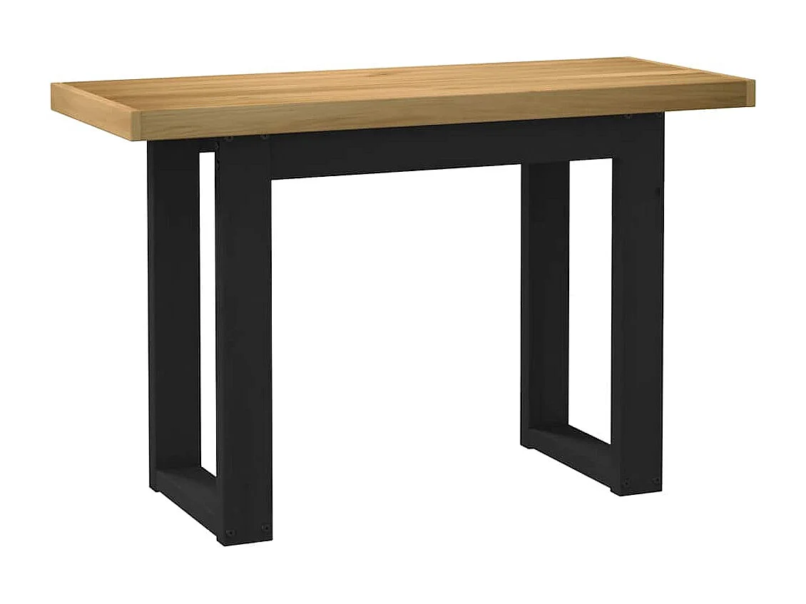 Escritorio NOAIN con patas en forma de U 120x50x75 cm madera maciza de pino