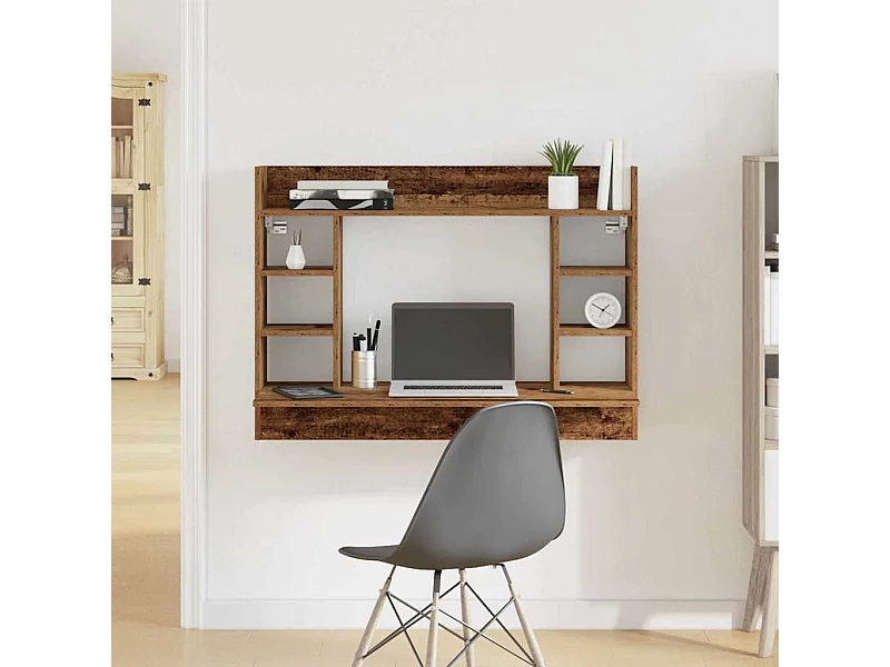 Wandbureau Antiek hout 105 x 48 x 75 cm Technisch hout