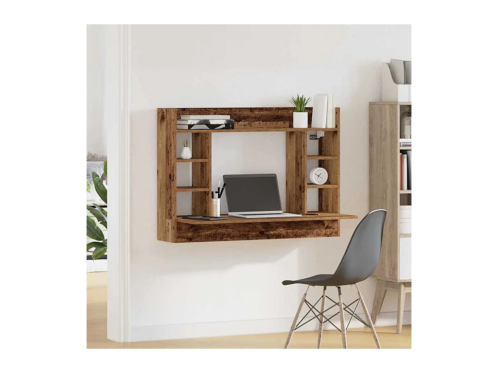Scrivania a muro Legno antico 105 x 48 x 75 cm Legno ingegnerizzato
