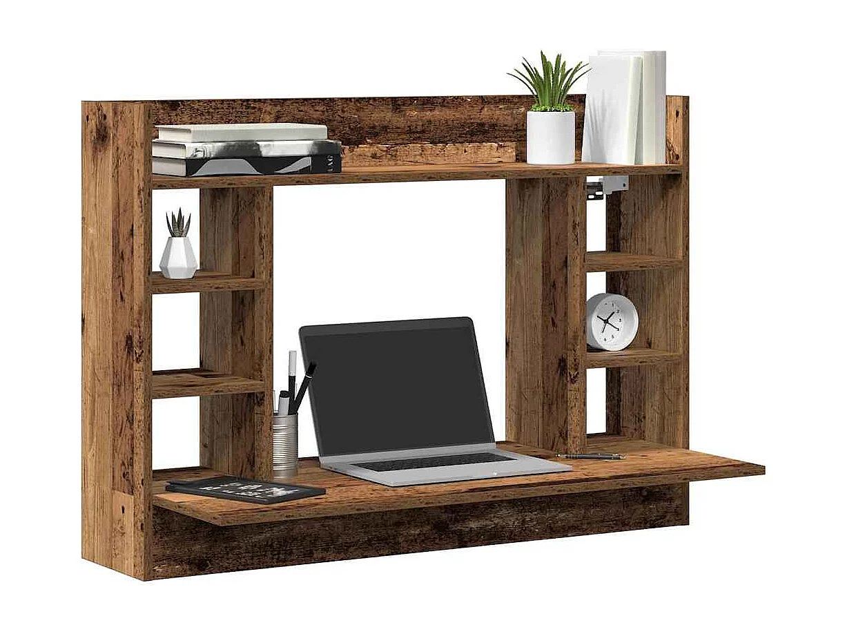 Bureau mural Bois ancien 105 x 48 x 75 cm Bois d'ingénierie