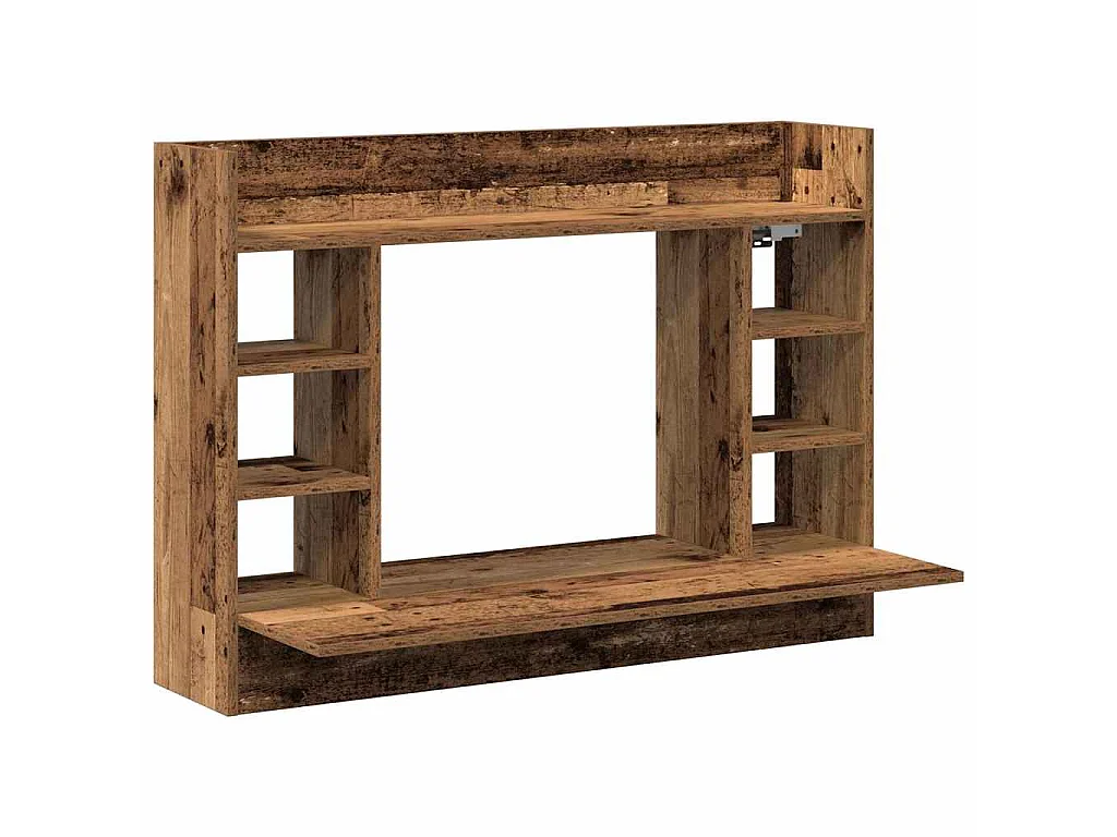 Wandschreibtisch Antikholz 105 x 48 x 75 cm Holzwerkstoff
