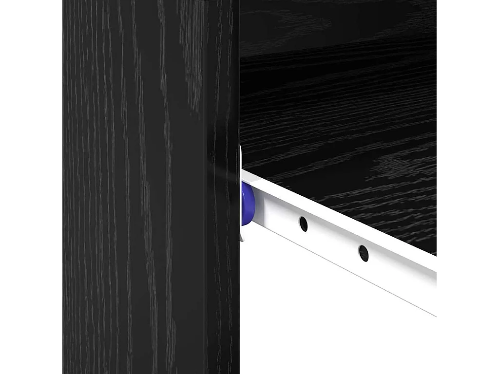 Bureau Chêne noir 77,5 x 43 x 79 cm Bois d'ingénierie