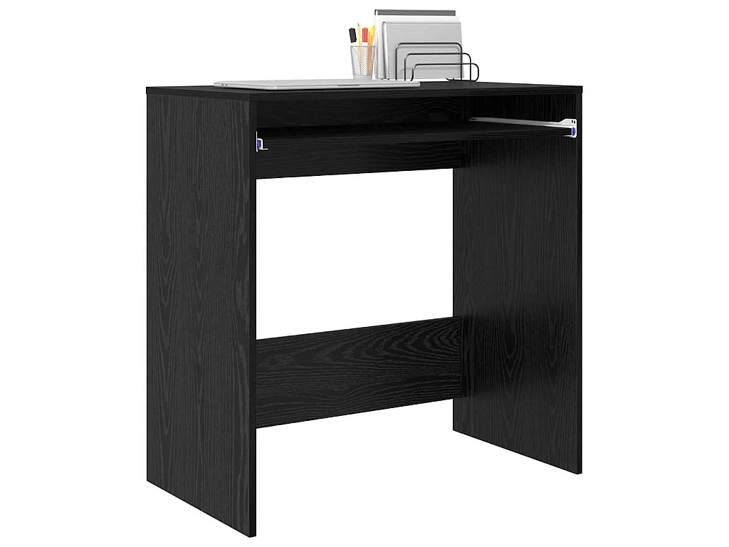 Bureau Chêne noir 77,5 x 43 x 79 cm Bois d'ingénierie