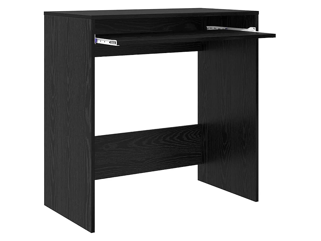Bureau Chêne noir 77,5 x 43 x 79 cm Bois d'ingénierie