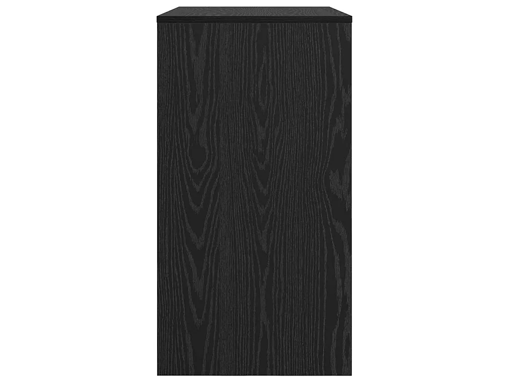 Bureau Chêne noir 77,5 x 43 x 79 cm Bois d'ingénierie