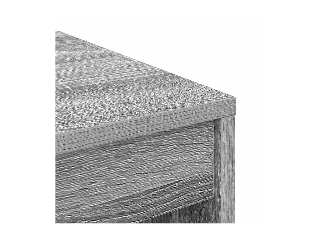 Bureau Sonoma gris 60 x 40 x 76 cm Bois d'ingénierie