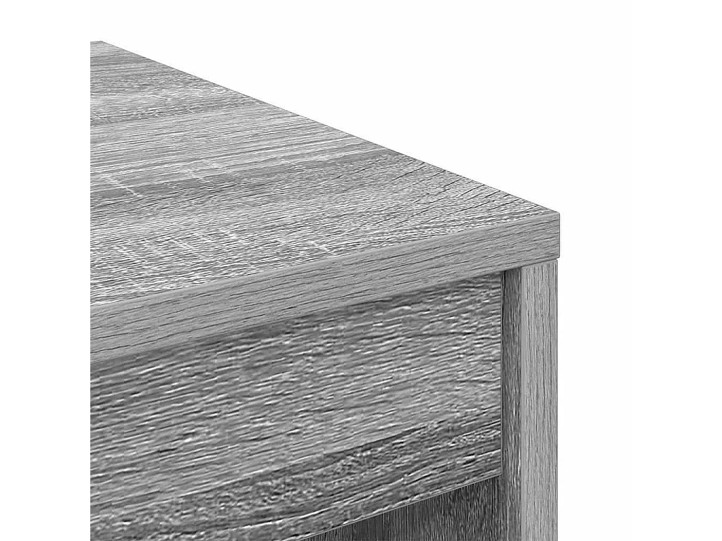 Bureau Sonoma gris 60 x 40 x 76 cm Bois d'ingénierie