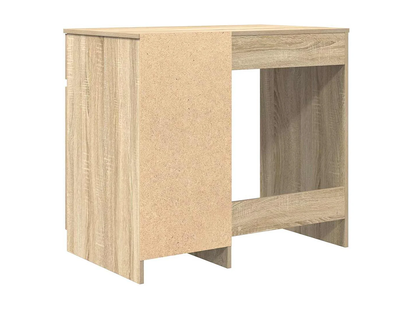 Bureau chêne Sonoma 86x49x76 cm bois d'ingénierie