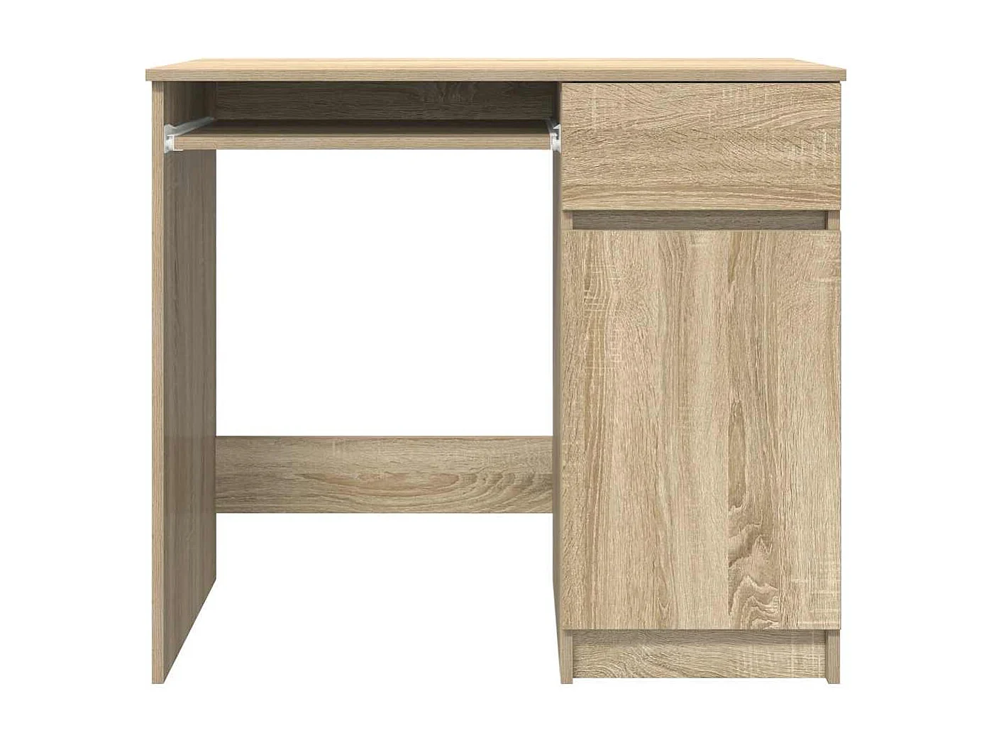 Bureau chêne Sonoma 86x49x76 cm bois d'ingénierie