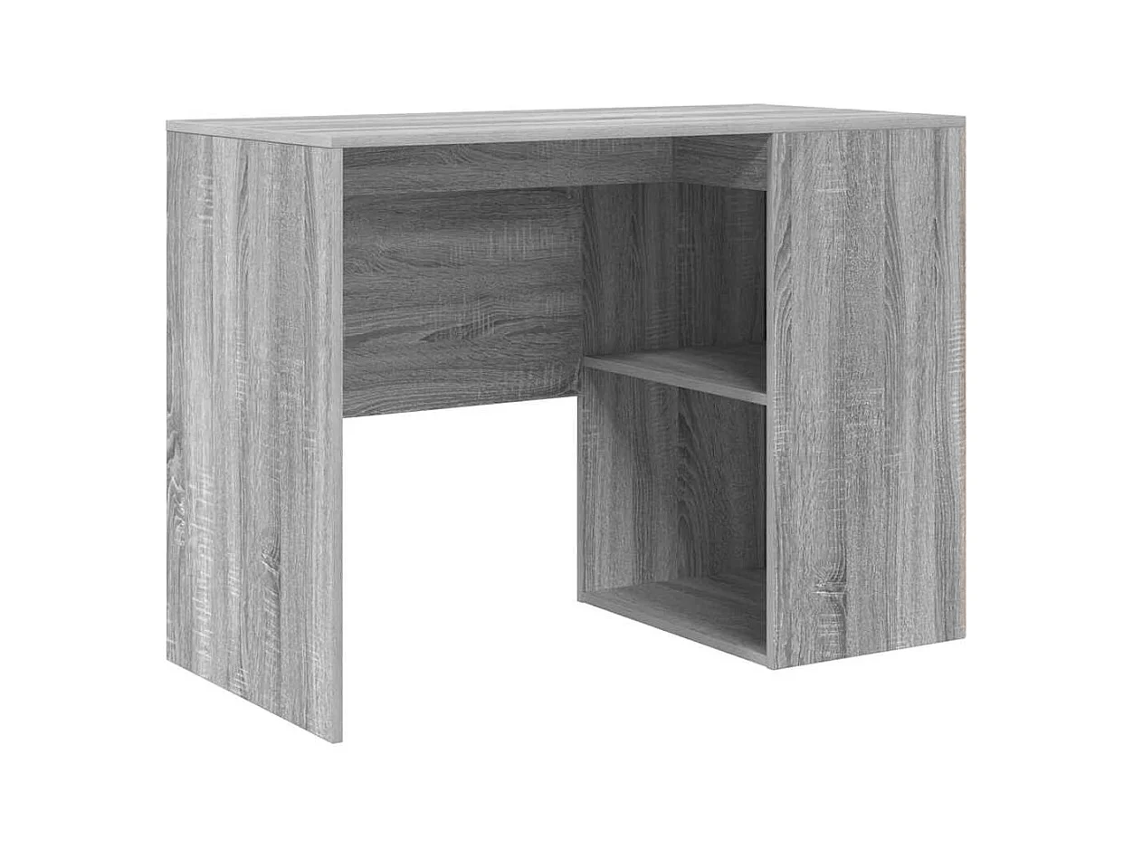 Bureau Gris Sonoma 102 x 50 x 75 cm Bois d'ingénierie