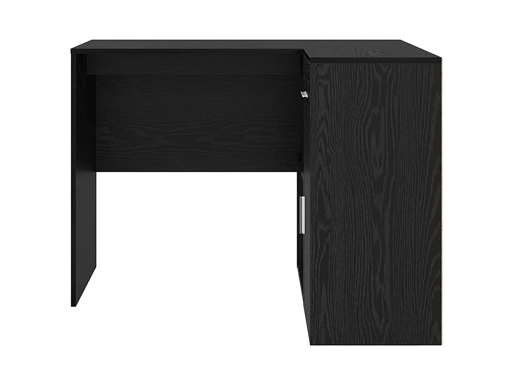 Bureau d'angle avec tiroir 2 pcs Chêne noir 102 x 50 x 75 cm