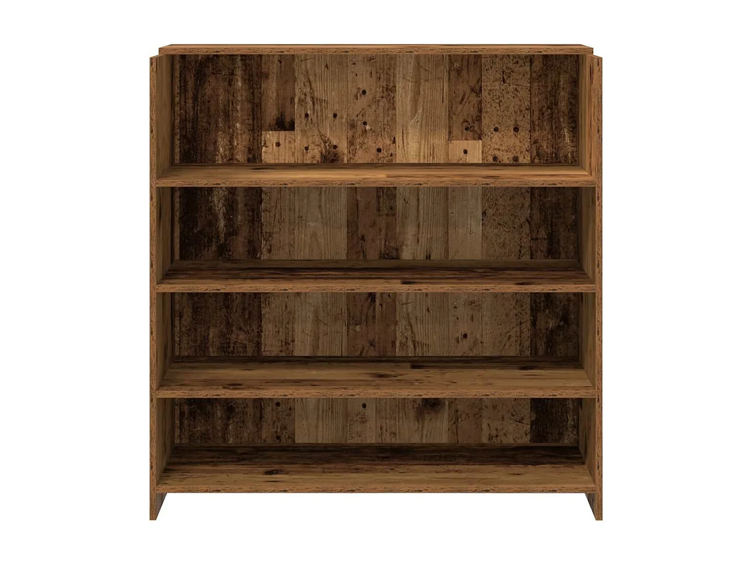 Bureau de réception vieux bois 100x50x103,5cm bois d'ingénierie